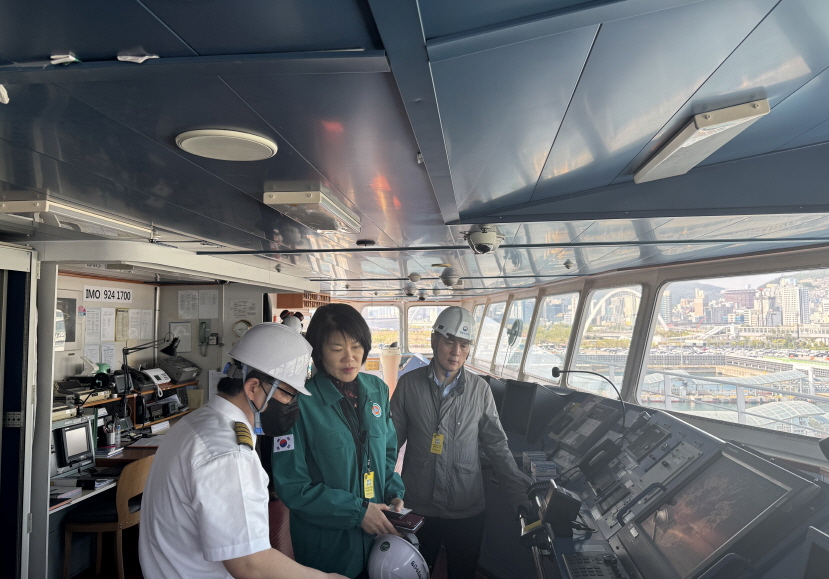 부산청장, '25년 상반기 한일 국제여객선 현장점검 실시