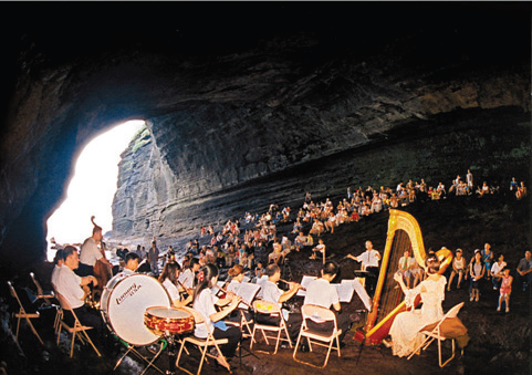 Cave music concert
