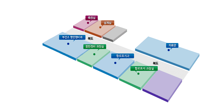 부산 해양수산청 3층 청사안내도