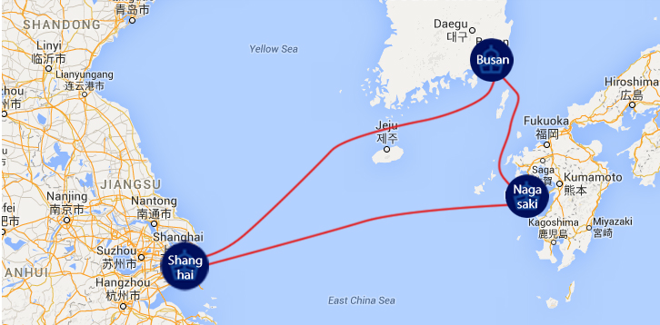 Quantum of the Seas map